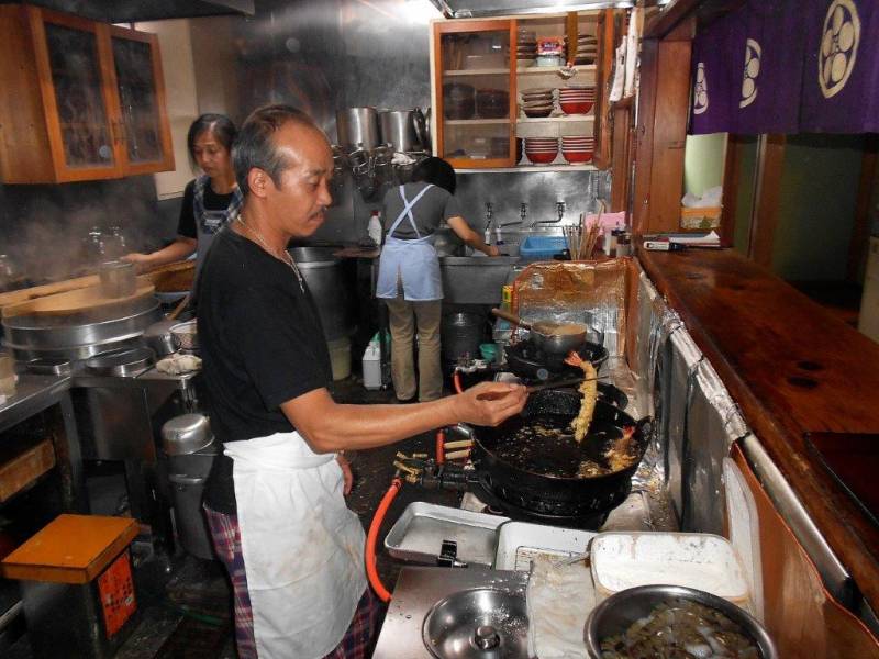 伊豆熱川　バナナワニ園横の蕎麦　ますみ